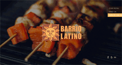 Desktop Screenshot of barriolatinorestaurant.com